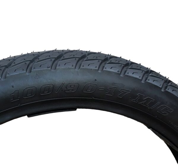 cubierta 100/90-17 tubeless COCODRILO 6PR - Imagen 2