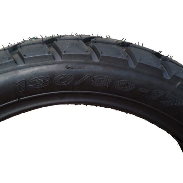 cubierta 130/80-17 tubeless SHAMA 8pr - Imagen 3