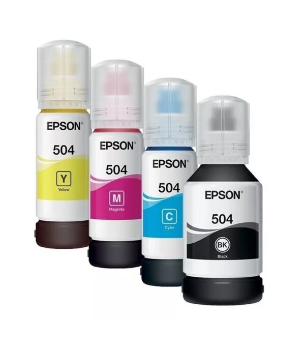 Kit Tinta Epson T504  4 Colores Originales - Imagen 2