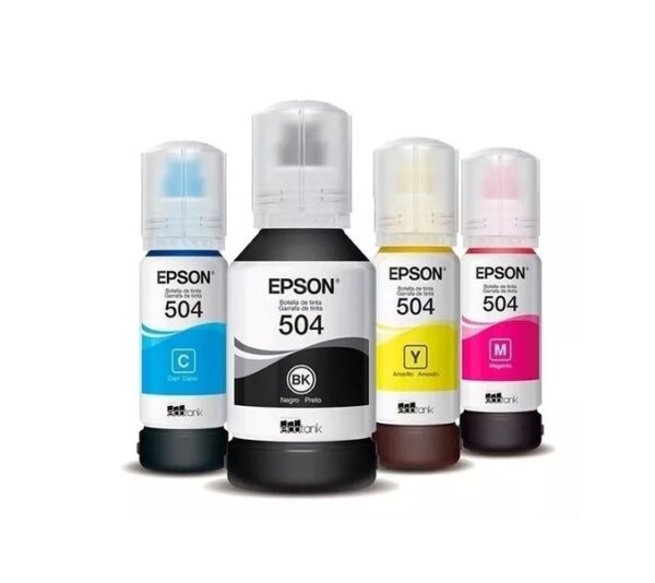 Kit Tinta Epson T504  4 Colores Originales - Imagen 3