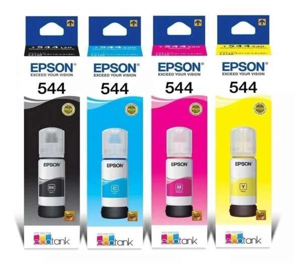 Kit Tinta Epson T544 4 Colores Originales