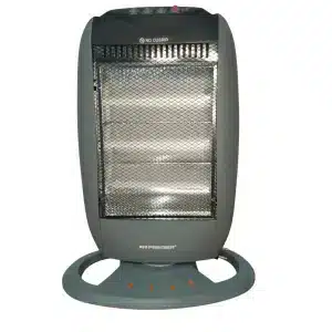 Estufa Electrica Halogena Oscilante Calefactor 3 Velas 1200w Premier ED-7554-2