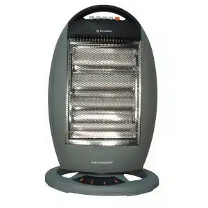 Estufa Electrica Halogena Oscilante Calefactor 4 Velas 1600w Premier ED-7553-2