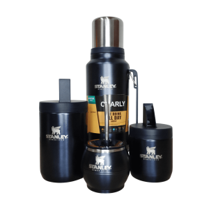 Set Termo 1L charly 4pc acero inoxidable