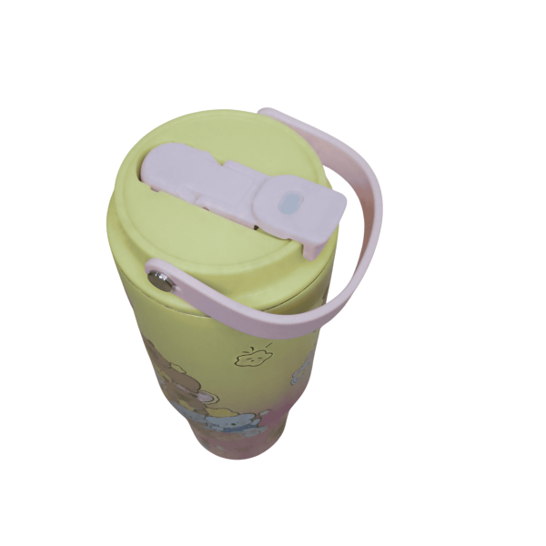 Vaso termico flip straw y tapon 800ml acero inoxidable capibara