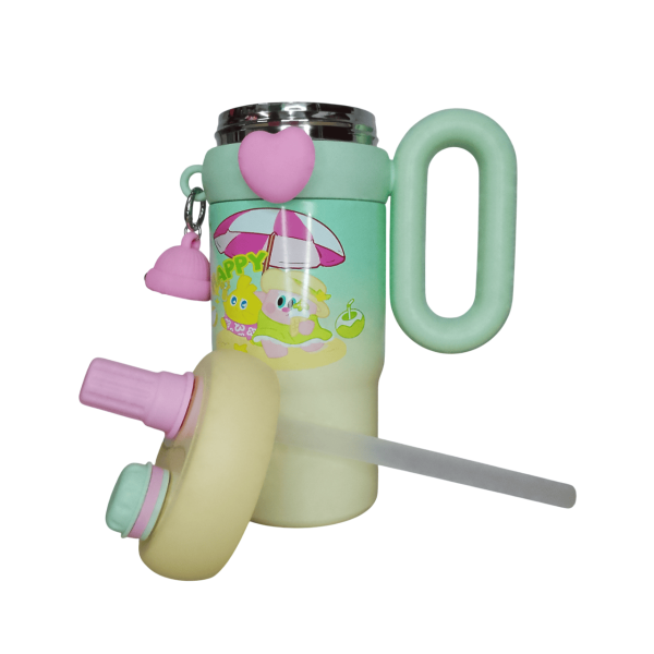 Vaso termico pink rabbit 850ml acero inoxidable