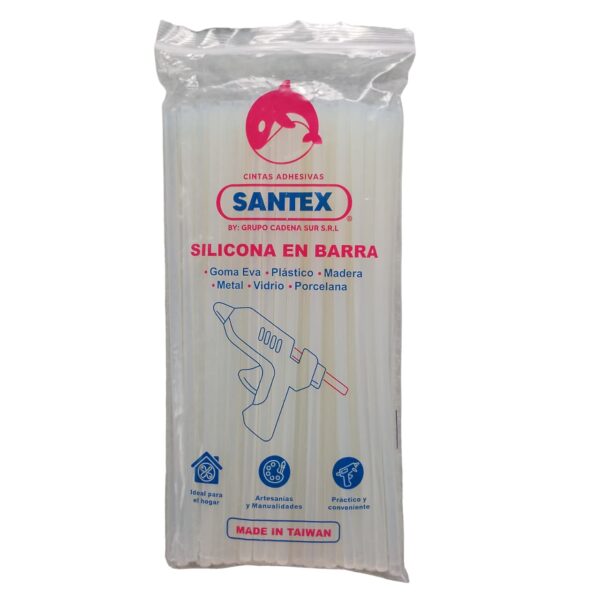 Barras De Silicona Pistola Adhesivas 30cm 1kg Transparentes santex