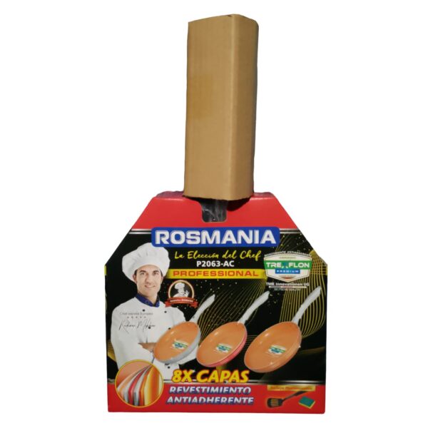 Set Juego de Sarten Rosmania Ceramica 3pc - Imagen 5