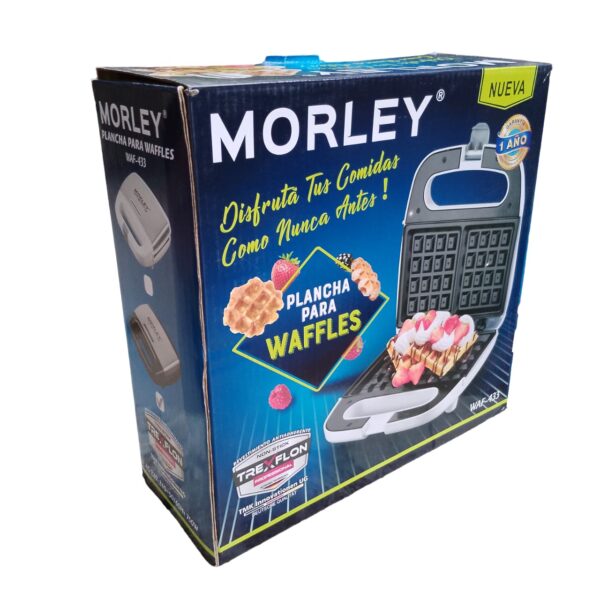 Wafflera electrica Antiadherente Morley 750w - Imagen 2