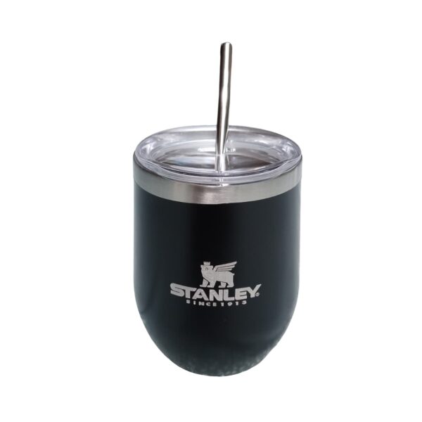 Mate simil stanley Vaso Termico Acero Inoxidable Tapa Bombilla