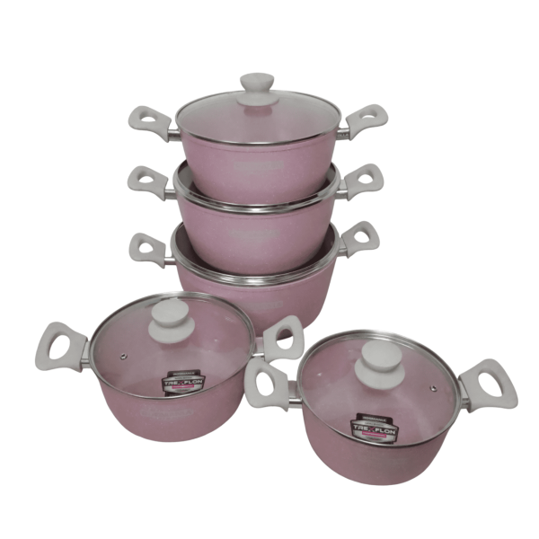 Set Bateria Juego Romania Roca Volcanica 5pc 12x Roc-5510