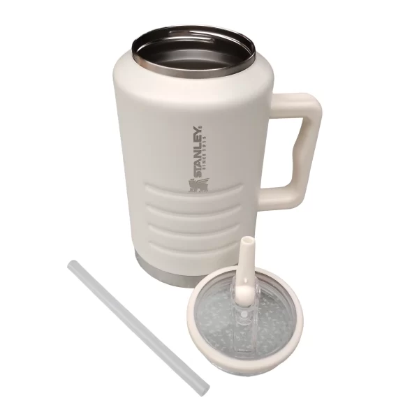 Termo Garrafita simil stanley Flip Straw 1,9l Acero Inox - Imagen 3