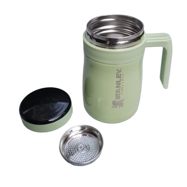 Taza Termica simil stanley Con Sensor Temperatura 550ML - Imagen 2