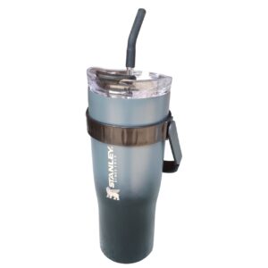 Vaso Termico simil stanley Tapa Hermética con manija 1,2L Acero inoxidable